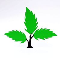 Toon tree 3d model