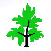 Toon tree 3d model