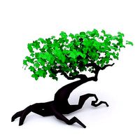 Toon tree 3d model