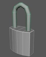 A pair of locks combination lock and normal lock