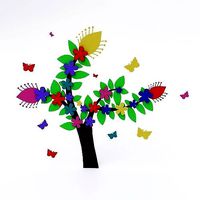 Abstract tree 3d model