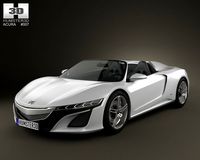 Acura NSX convertible 2012 3D Model