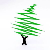 Abstract cartoon tree 3d model