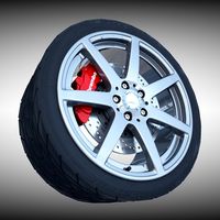 AMG Wheel 3D Model