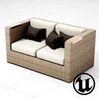 Patio Furniture 003 Sofa UE4