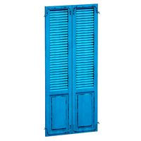 Wooden shutters doors with blinds