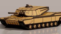 M1 Abrams Tank 3D Model