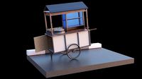 Street food cart