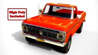 Ford F100 1976 New Orange