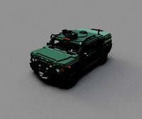 Voxel military vehicle military SBA Novator