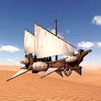 Fantasy Flying Sailing Ship
