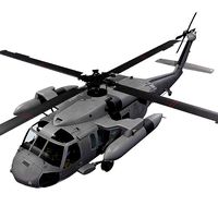 UH-60 Black Hawk Grey Basic Animation