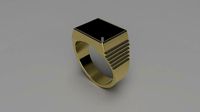 man onix or resing ring | 3D