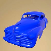 CHEVROLET FLEETLINE AERO SEDAN 1948 PRINTABLE CAR BODY | 3D