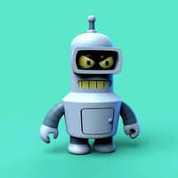 MINI ARTICULATED BENDER FIGURE | 3D