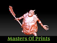 Fat zombie model 6 3D print model 3D print model | 3D