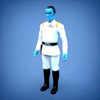 GRAND AMIRAL THRAWN ARTICULATED FIGURE | 3D