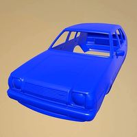 MAZDA 323 FAMILIA 1978 PRINTABLE CAR BODY | 3D