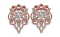 Women Earrings 3dm STL OBJ FBX Renders Details | 3D