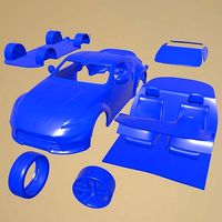 NISSAN 370Z NISMO 2015 PRINTABLE CAR IN SEPARATE PARTS | 3D