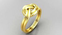 Ring M57 The luxury female ring wedding | 3D