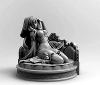 Anime Rezero Character design Amelia statue STL 3D model design | 3D