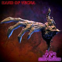 Hand Of Vecna Life size Wall Mount | 3D