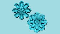 Empire Buttercup Flower - Molding Arrangement EVA Craft | 3D
