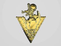 pendant astronaut cameo | 3D