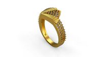 Cocktail Ring 080 | 3D