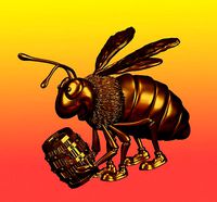 honey bee cartoon | 3D