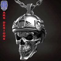 Army soldier v1 Pendant jewelry | 3D