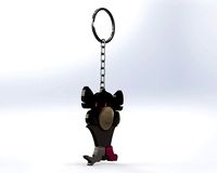 Rick And Morty Rat Pickle Rick keychain | 3D