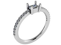 Diamond  ring 2541 3D print model | 3D