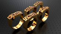 ANILLO CON NOMBRES | 3D