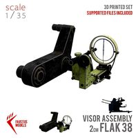 VISOR ASSEMBLY FOR TRUMPETER 20MM FLAK-VIERLING FLAK 38 | 3D