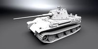 Panzer E50 scale model  | 3D