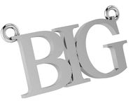 BIG name pendant 2511 3D print model | 3D