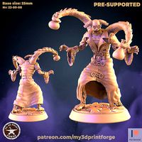 Undead Mutated Professor Alchemist  | 3D