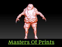 Fat zombie model 5 3D print model | 3D