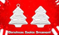 Christmas Cookie Ornament - Pendant -  Christmas Tree 8 | 3D