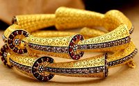 Stylish TURKISH daimond bangle Jewellery For Women | 3D