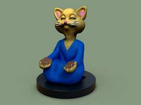 Yoga Cat | 3D