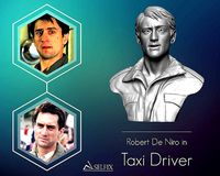 Robert De Niro in Taxi Driver movie | 3D