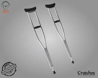 Crutches 3D Model