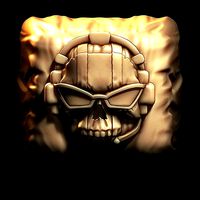 Ghost Keycap Call of Duty Mobile Warzone  | 3D