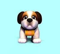 Saint Bernard Dog | 3D
