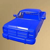 GMC RAM CLUB 1991 PRINTABLE CAR BODY | 3D