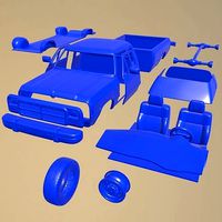 DATSUN 280Z PRINTABLE CAR IN SEPARATE PARTS | 3D