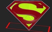 Nicholas Cage Superman Emblem | 3D